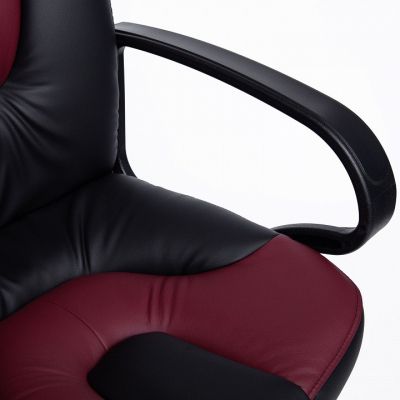 Кресло компьютерное Neo 1 черный/бордовый