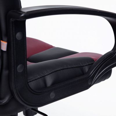 Кресло компьютерное Neo 1 черный/бордовый