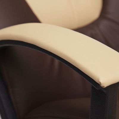Кресло компьютерное Neo 2 коричневый/бежевый